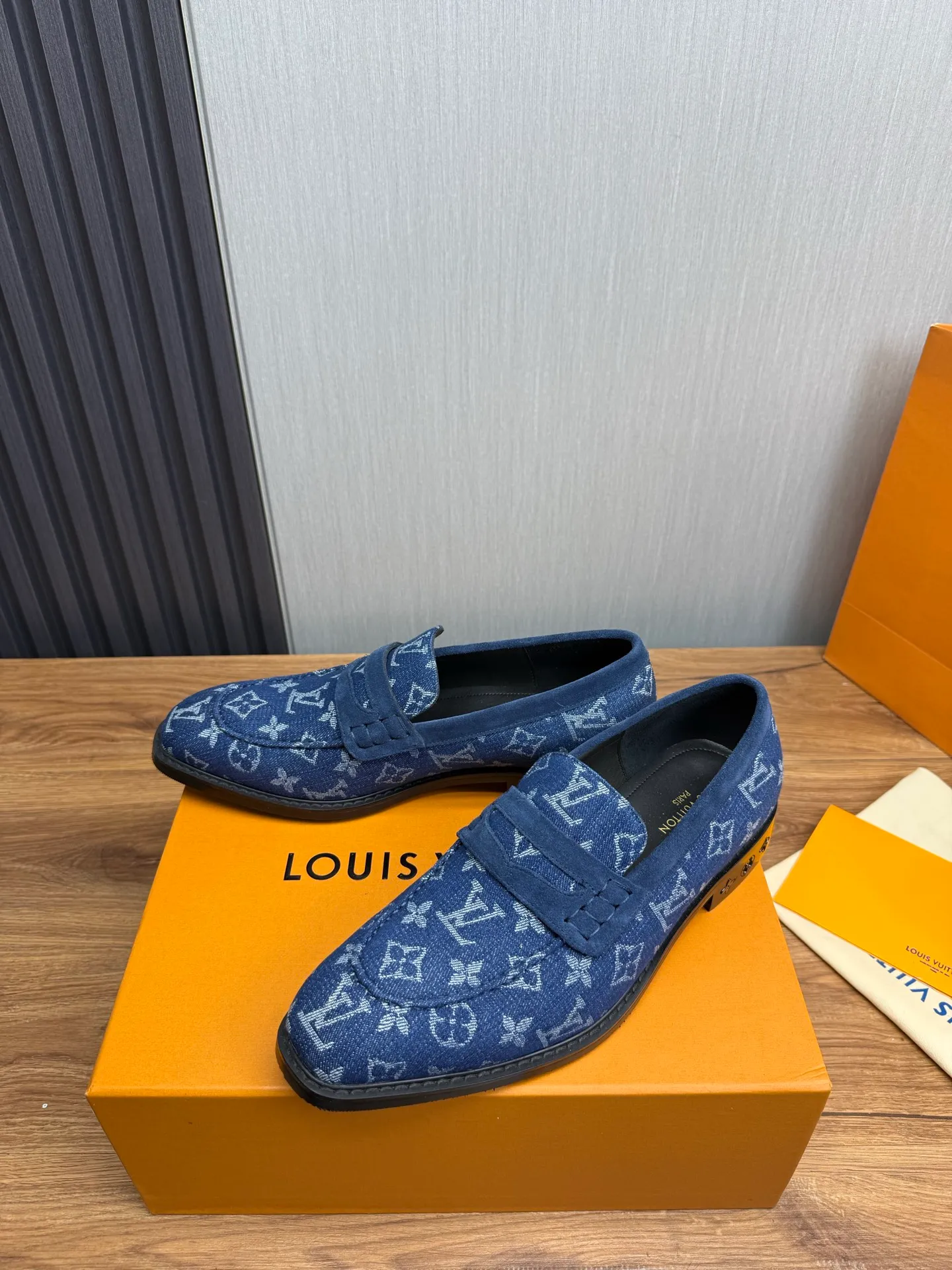 Factory 720💰 LV. Men's business casual leather shoes, all made of imported original brand leather, just to create a more comfortable wearing experience, original non-slip and wear-resistant outsole ✔️16-45 (38.45 non-refundable)